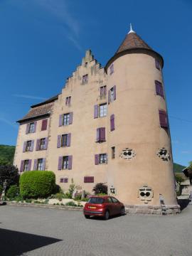 Cet édifice est inscrit au titre des Monuments historiques. Il est répertorié dans la base Mérimée, base de données sur le patrimoine architectural français du ministère de la Culture, sous les références PA00085688 et IA68004361 .