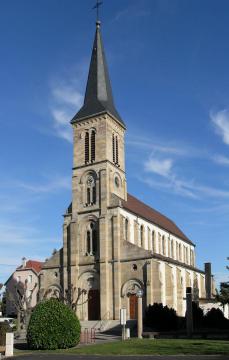 L'église Saint-Adelphe à Kingersheim