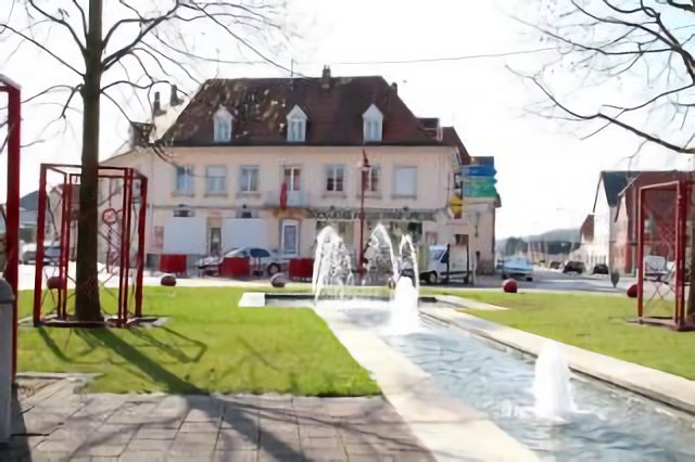 Centre de Bartenheim, Haut-Rhin, Alsace