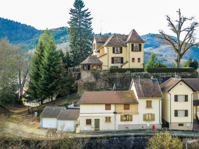 Aspect actuel de l'ancien château du Friedberg. Saint-Amarin.Haut-Rhin.