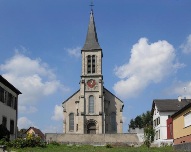 L'eglise Saint-Pierre et Saint-Paul à Hagenthal-le-Bas