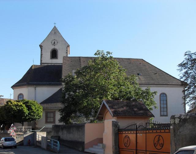 L'église Saint-Laurent à Hirtzfelden