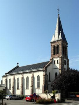 L'église Notre-Dame-de-l'Assomption à Horbourg