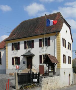 La mairie de Bruebach