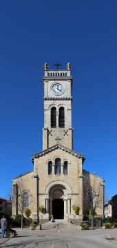 L'église Saint-Roch à Grézieu-la-Varenne.