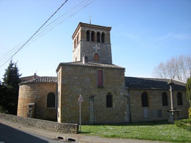 Cailloux sous Fontaines l'église