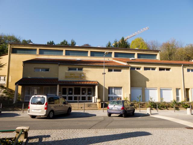 L'espace Henri-Saint-Pierre d'Albigny-sur-Saône, Albigny-sur-Saône, Rhône, France.