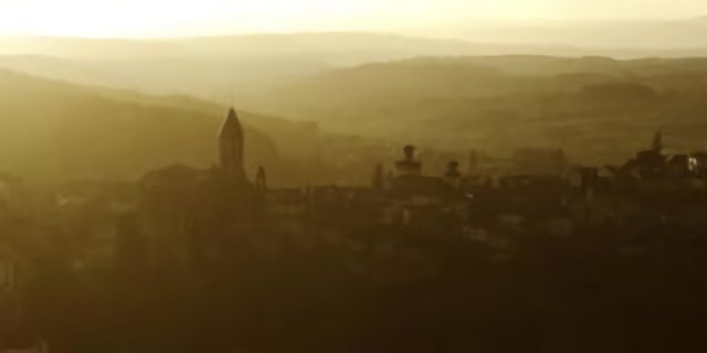 Thizy, couché de soleil
