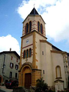 Église de l'Assomption, Souzy, Rhône, France.