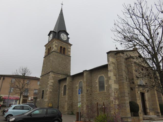Église Sainte-Consorce de Sainte-Consorce (Rhône, France).