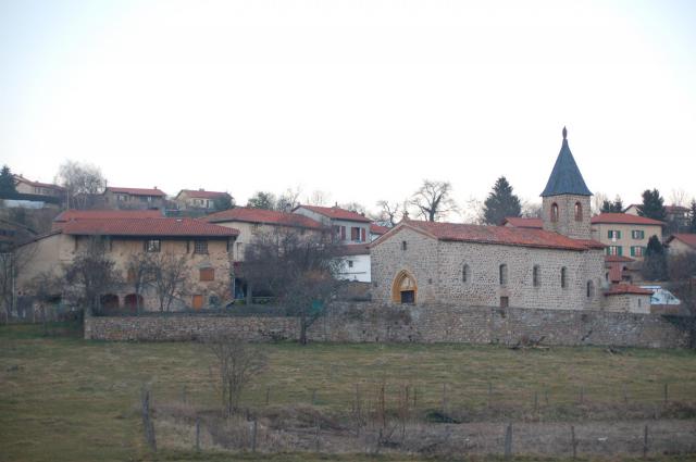 Vue du hameau de Saint Martin (Montrottier)