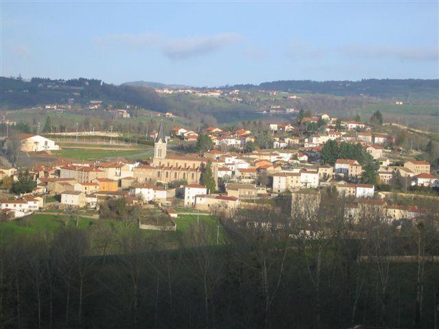 Le village de Chambost-Longessaigne (Rhône)