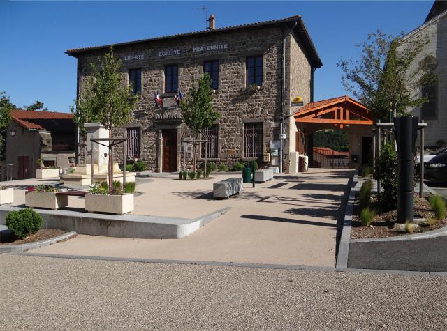 Mairie de Rontalon, Rhône, France.