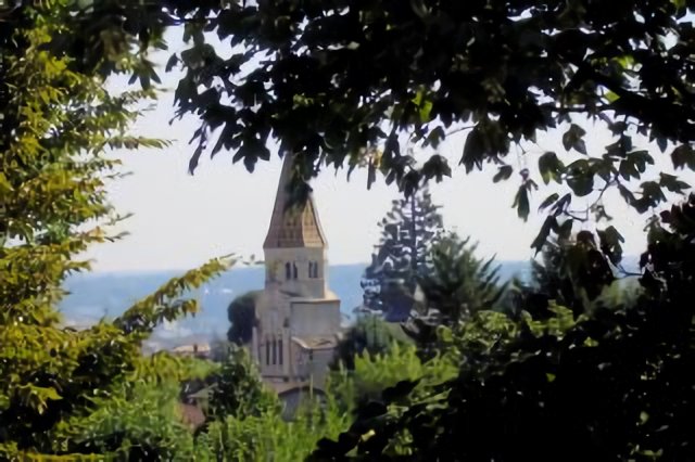 Eglise vue du Parc