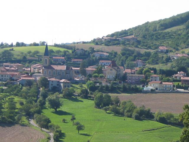 Le village de Brullioles (Rhône)