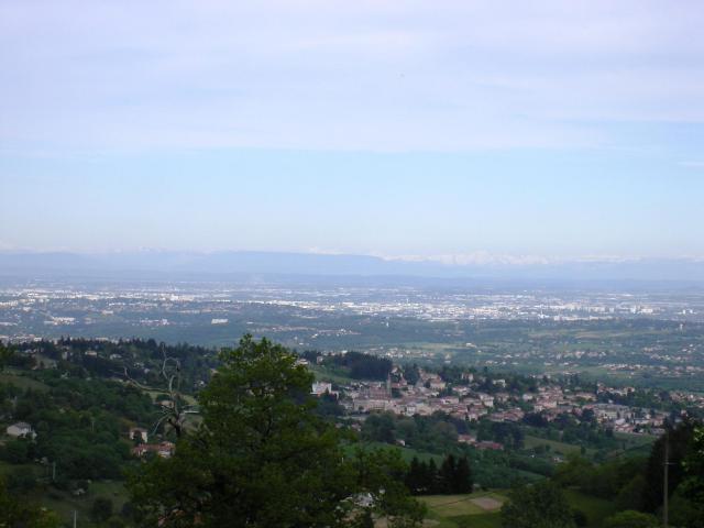 à partir les collines dans l'ouest