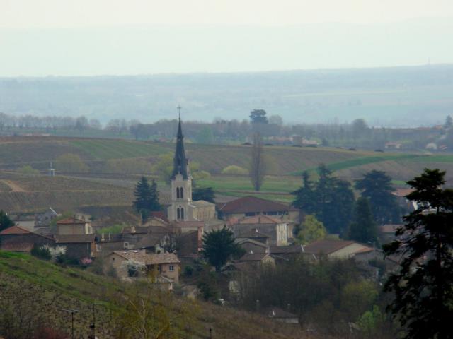 Le Perréon vu de La Creuse.