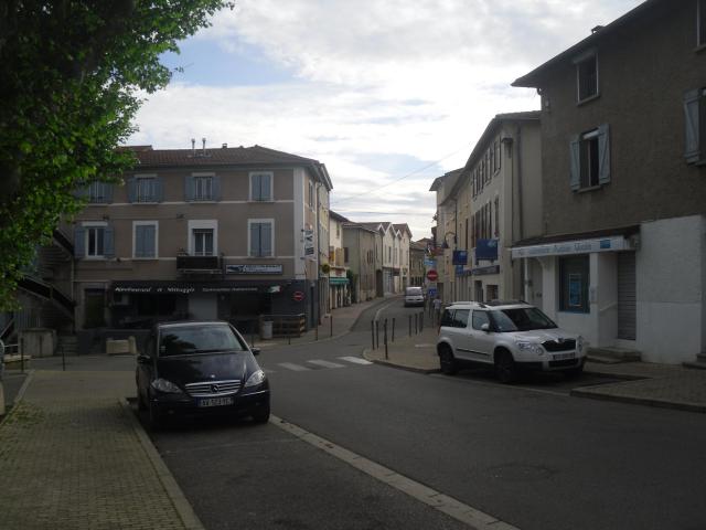 Vue de la rue centrale