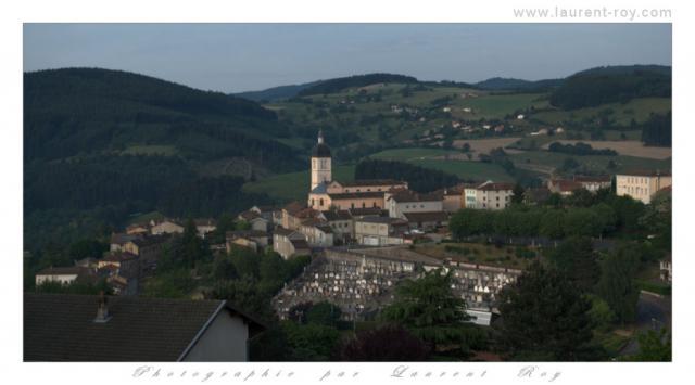 Grandris vu depuis l'aire de jeux