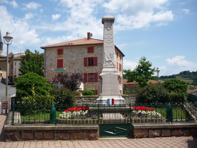 Monument aux morts de Saint-Just-d'Avray dans le département du Rhône