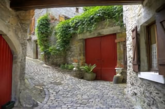 Old Narrow Street in Dargoire