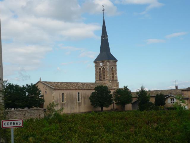 Église de la commune d'Odenas dans le département du Rhône