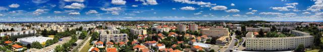 Vue panoramique de Bron - secteur Est - Terraillon