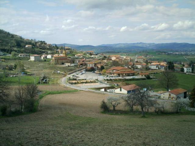 Saint Romain de Popey vu du Mont Popey