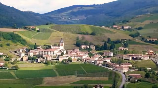 Letra vue des hauts de Ternand