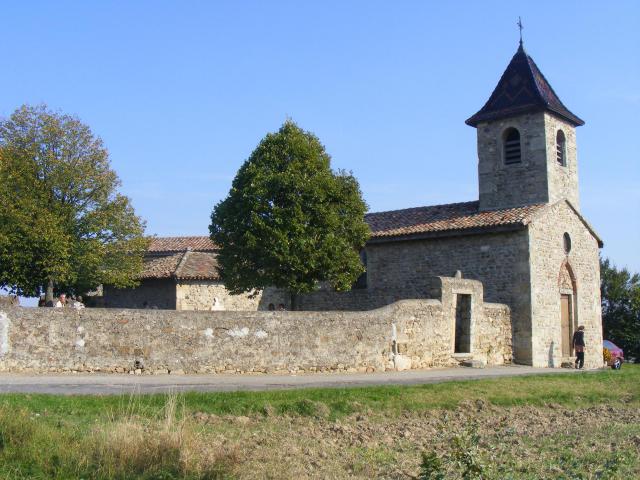 Eglise de Saint-Martin-de-Cornas (Département du Rhône-france