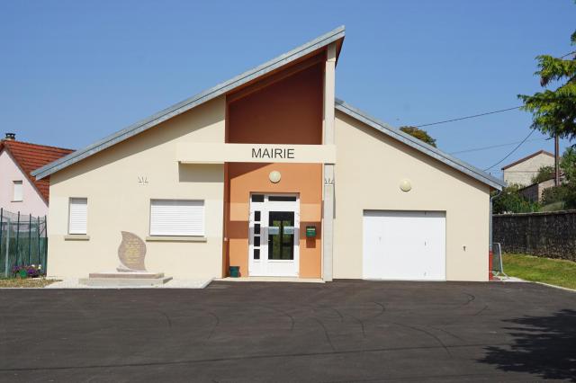 La mairie de Bouhans-lès-Montbozon.