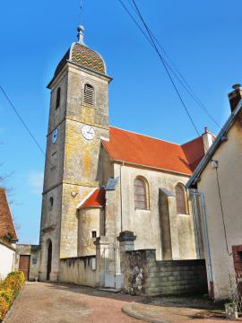 Eglise saint Pierre de Charentenay. Département de Haute-Saône. France.