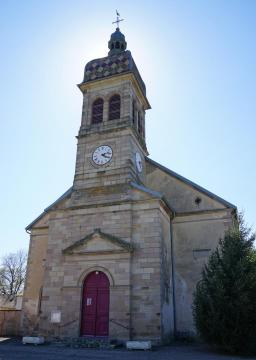 L'église de Les Aynans.