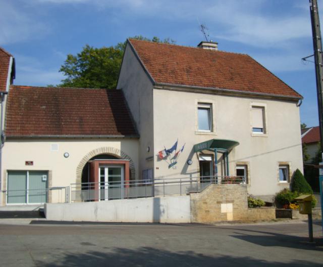 Mairie de Montcey (Haute-Saône, France).
