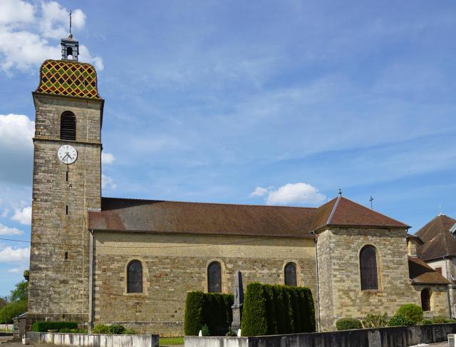 L'église de Mollans.