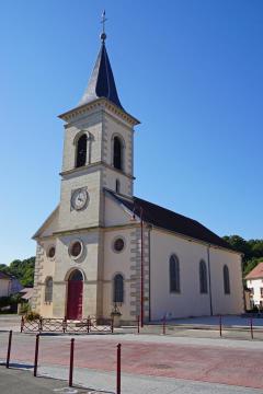 L'église Saint-Desle de Magny-Vernois 70.