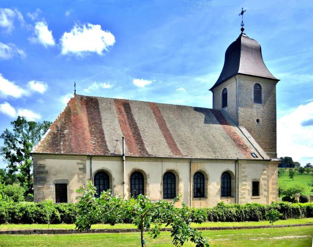 Eglise Saint Antoine, à Frasne-le-Château. Haute-Saône