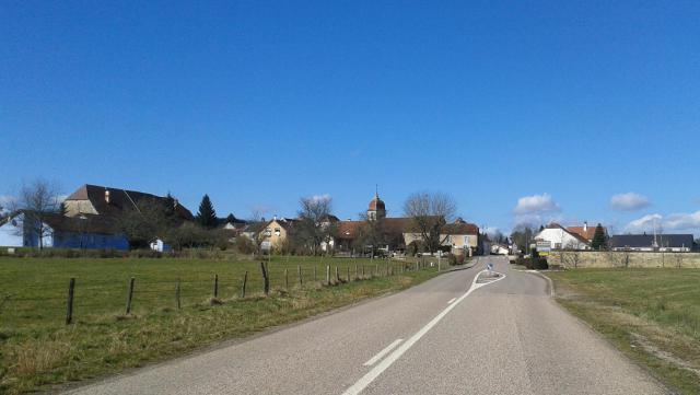 Le village de Menoux (Haute-Saône)