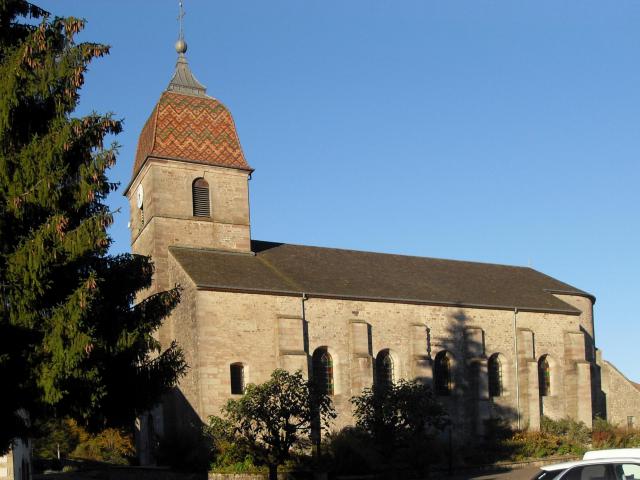 L'église Saint-Brice à Saint-Bresson