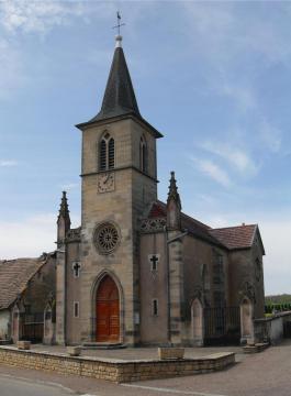 L'église de l'Assomption-de-la-Vierge-Marie à Mandrevillars