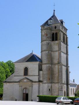 Champlitte - Eglise Saint-Christophe, à côté du château