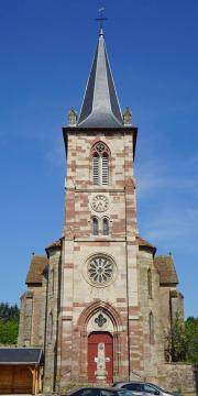 L'église de Châtenois en Haute-Saône.
