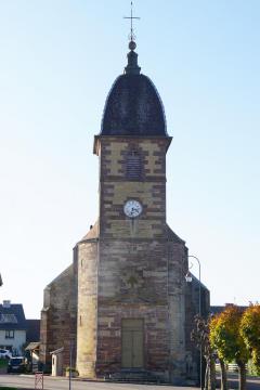 L'église Saint-Vincent de Meurcourt.