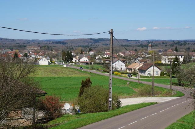 Les villages de Mélisey et de Saint-Barthélemy en Haute-Saône.