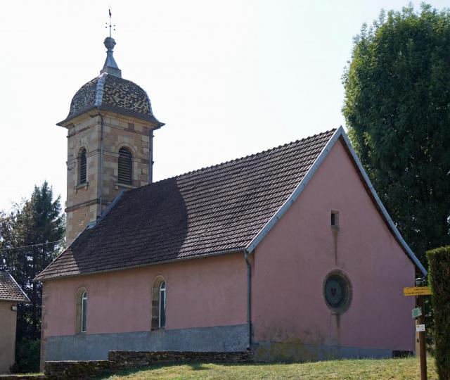 Le temple protestant de Couthenans.