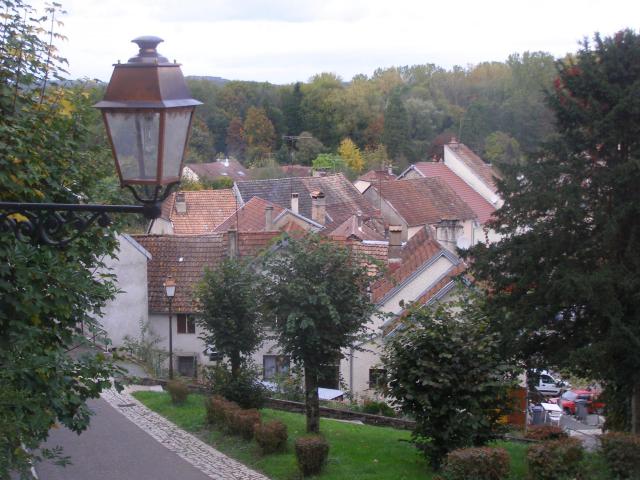 Vue sur les toits de villersexel