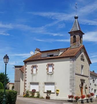 Salle du clocher d'Éhuns.