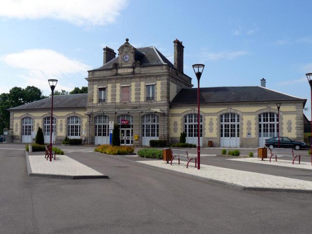 La gare de Luxeuil (Haute-Saône, France)