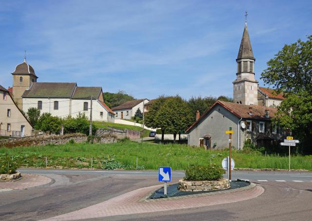 Les deux églises de Chagey.