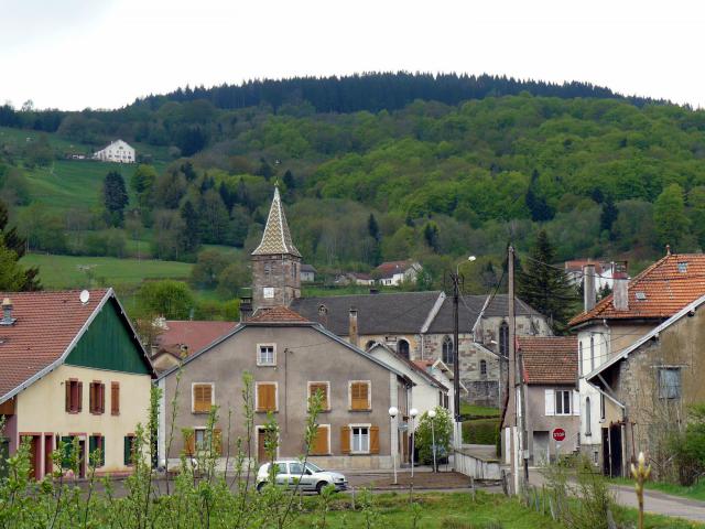 Vue de Corravillers (Haute-Saône, France)